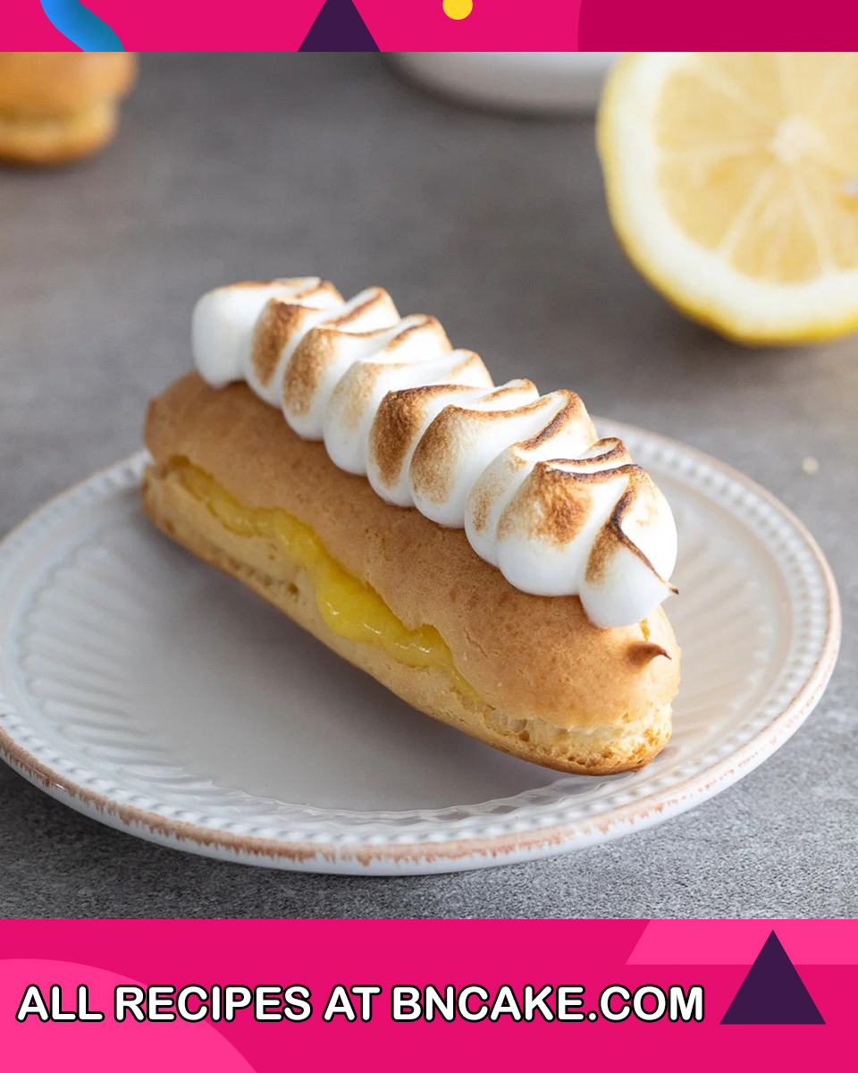 Luscious Lemon Meringue Eclairs Bncake Useful Informations