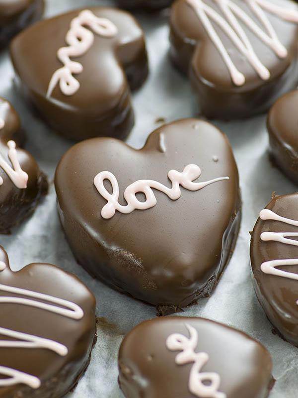 chocolate peanut butter valentines heart 4
